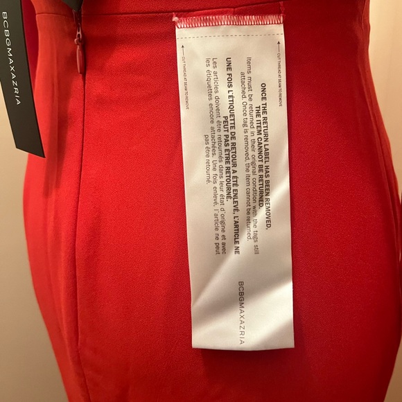 NWT red BCBGMaxAzria gown - Picture 11 of 14